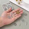 Tibetan Style Alloy Chandelier Components Links and Pendants TIBE-PH0004-47AS-3