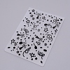 Plastic Fondant Stencil DIY-WH0221-01A-1