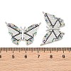 Brass Micro Pave Cubic Zirconia Pendants CU-CBA908F-05P-08-3