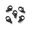Spray Painted 304 Stainless Steel Lobster Claw Clasps LS-STAS-R120-01F-02-2