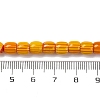 Handmade Lampwork Chevron Beads Strands LAMP-K041-01A-17-5