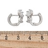 Brass Hoop Earrings EJEW-R016-10P-02-5