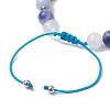 Gemstone Braided Bead Bracelets for Women Girl BJEW-JB11141-02-4