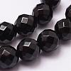 Natural Black Onyx Beads Strands G-N0171-12-8mm-3