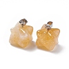 Natural Citrine Pendants G-C002-02G-2