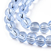 Transparent Glass Beads Strands GLAA-T032-T6mm-04-3