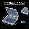 Plastic Bead Containers with Hinged Lid AJEW-WH0650-27-2