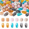 60Pcs 6 Colors Opaque Acrylic Beads OACR-TA0004-96-2
