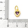 Brass Micro Pave Cubic Zirconia Pendants KK-H204-01G-03-3