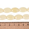 Dyed Natural White Jade Beads Strands G-N370-01A-17-5