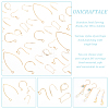 304 Stainless Steel Earring Hooks STAS-UN0001-34G-5