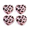 Printed Opaque Acrylic Beads OACR-S077-01B-1