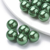 Eco-Friendly Plastic Imitation Pearl Beads MACR-S277-6mm-C-2