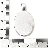 Vintage Tibetan Style Alloy Pendant Cabochon Settings X-TIBEP-O006-04AS-3