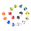 1Strand Handmade Lampwork Beads Strands LAMP-TA0001-84C-1