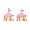 Circus Theme Alloy Enamel Pendants ENAM-P246-02C-2
