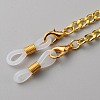 Iron Eyeglasses Chains AJEW-WH0038-28-2