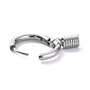 Non-Tarnish 304 Stainless Steel Hoop Earrings STAS-B030-03C-2