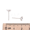 925 Sterling Silver Ear Stud Findings STER-K167-043D-S-4