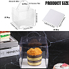 Clear Plastic Tall Cake Boxes CON-WH0001-22B-2