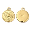 Ion Plating(IP) 304 Stainless Steel Pendants STAS-L020-006G-1