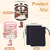 2Bags 2 Colors Boot Western Cowgirl Style Polymer Clay Heishi & CCB Plastic & Natural Rose Quartz Beaded Bracelets BJEW-PA0001-08-2