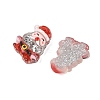 Christmas Series Cute Transparent Resin Decoden Cabochons RESI-S03-03C-1