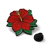 Hawaii Hibiscus Flower Enamel Pins JEWB-Z048-05EB-03-3