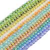 Handmade Foil Lampwork Beads Strands FOIL-K003-06B-1