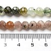 Natural Prehnite/Sunstone/Ruby Zoisite/Labradorite/Rhodonite Beads Strands G-G161-A03-02-5