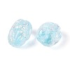 Handmade Foil Glass Beads Strands FOIL-N033-02F-3