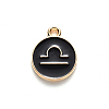 Alloy Enamel Pendants LS-ENAM-S124-01A-08K-2