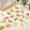 12Pcs 2 Colors Bowknot Alloy Decorative Buckles FIND-CP0003-71-4
