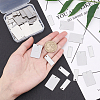 Unicraftale 60Pcs 2 Styles 304 Stainless Steel Blank Stamping Tag Pendants STAS-UN0021-73P-2