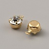 Brass Micro Pave Cubic Zirconia Charms X-KK-WH0062-112D-G-2