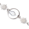 Glass Hanging Suncatchers HJEW-JM04530-4
