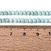 Anti-Tarnish Dyed Rondelle Glass Beads Strands LS-EGLA-T021-3mm-17-06-4