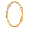 304 Stainless Steel with Crystal Rhinestone Pendants RB-OY001-80G-02-1