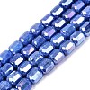 Anti-Tarnish Electroplate Glass Beads Strands EGLA-N027-03A-17-1