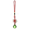 Glass Round Ball Hanging Ornaments HJEW-Z006-01E-1