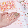 200Pcs 4 Colors Dyed Synthetic Coral Beads CORA-SP0001-22-3
