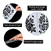 2Pcs 2 Styles PET Plastic Hollow Out Drawing Painting Stencils Templates DIY-WH0478-002-3