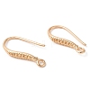 Brass Earring Hooks X-KK-Q770-09G-1
