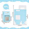 Paper Gift Storage Boxes with Visible Window CON-WH0110-003A-01-2