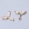 Alloy Rhinestone Pendants ALRI-WH0002-48LG-1
