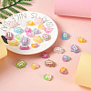 Cheriswelry 30Pcs 15 Styles Transparent Resin Pendants RESI-CW0001-21-6