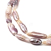 Natural Baroque Keshi Pearl Beads Strands PEAR-B004-04A-02A-3