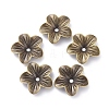 Tibetan Style Bead Caps TIBEB-A11022-AB-FF-1