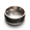 Classical 304 Stainless Steel Wide Band Finger Rings X-RJEW-F043-42-20mm-1