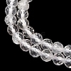 Natural Quartz Crystal Beads Strands G-C226-B05-4mm-4